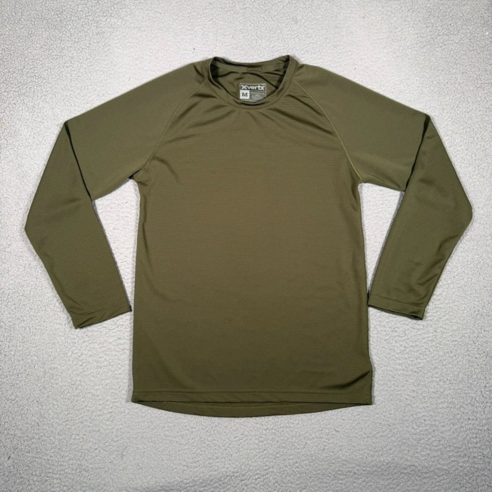 Vertx Full Guard Shirt Mens Medium Army Green Performance Baselayer Tactical